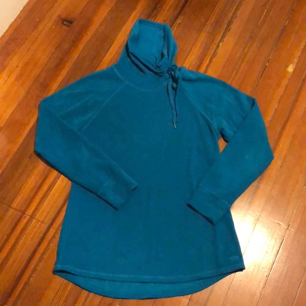 Champion Teal Fleece with Cowl Neck